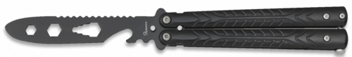 Albainox, Butterfly Kniv Til Træning - Blacksteel