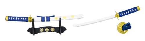 Tole10, Mini Katana, Blue Med Stander