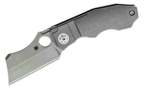 Spyderco, Stovepipe Foldekniv, Titanium