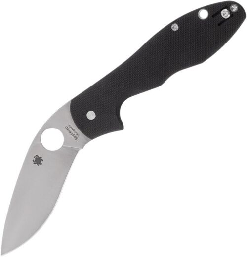 Spyderco, Retract Foldekniv, Linerlock, Sort G10