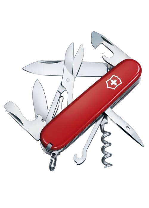 Victorinox, Climber Lommekniv, Medium, Rød