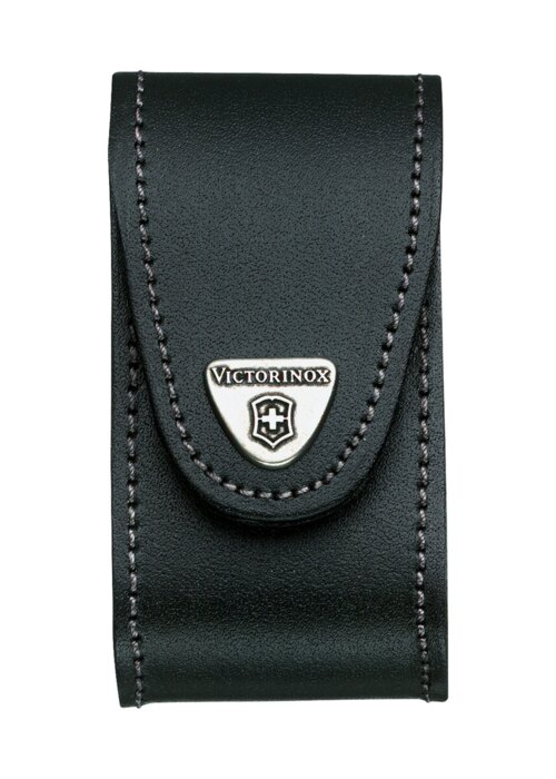 Victorinox, Bælte Etui til Swiss Army Kniv, Sort Læder, 98 x 49 mm