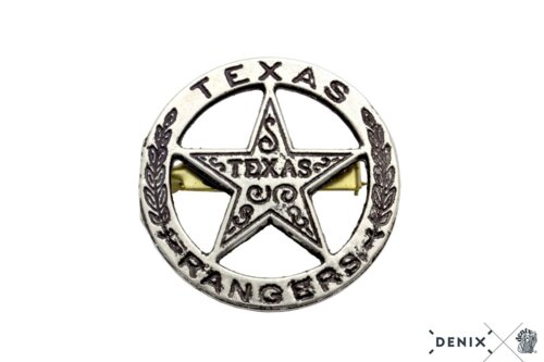 Denix, Texas Ranger Star Badge, Grå, Metal