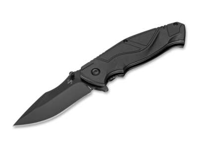 Böker Plus All Black Pro Foldekniv – D2 Stål – Taktisk EDC & Outdoor Kniv