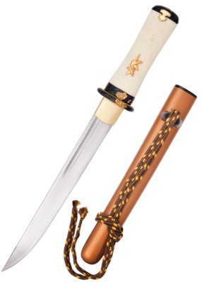 Dragon King Baika Tanto – Plum Blossom Tanto i San Mai Stål