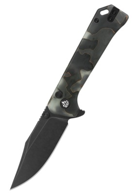 QSP Grebe Button Lock Foldekniv – S35VN Stål og Raffir Resin Greb