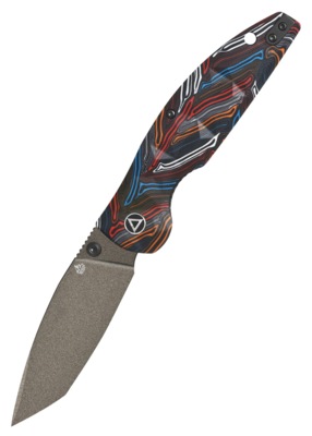 QSP Turtle Punk Ceramic Coated Foldekniv – 14C28N Tanto og Farverigt G10 Greb