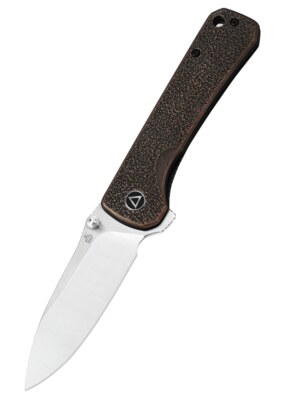 QSP Hawk Foldekniv – Satin 14C28N Klinge og Kobber Greb