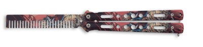 Albainox Balisong Kam – 3D Dragon Træningskam