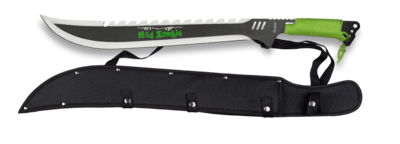 Albainox Mad Zombie Machete – Taktisk Machete med Savtakker