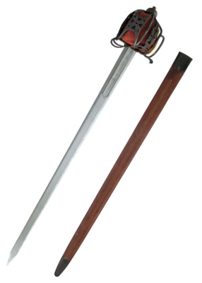 Hanwei Scottish Basket-Hilted Bredsværd – Antiqued Version