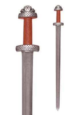 Hanwei Trondheim Viking Sword – Damaskus Vikingesværd i Én Samlet Smedning