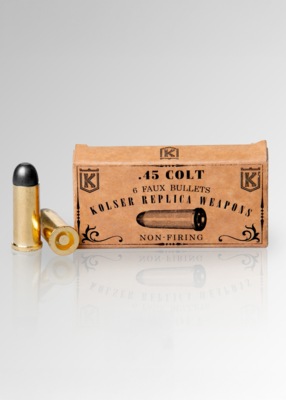 Kolser Colt .45 Dummy Patroner – Sæt med 6 Stk.
